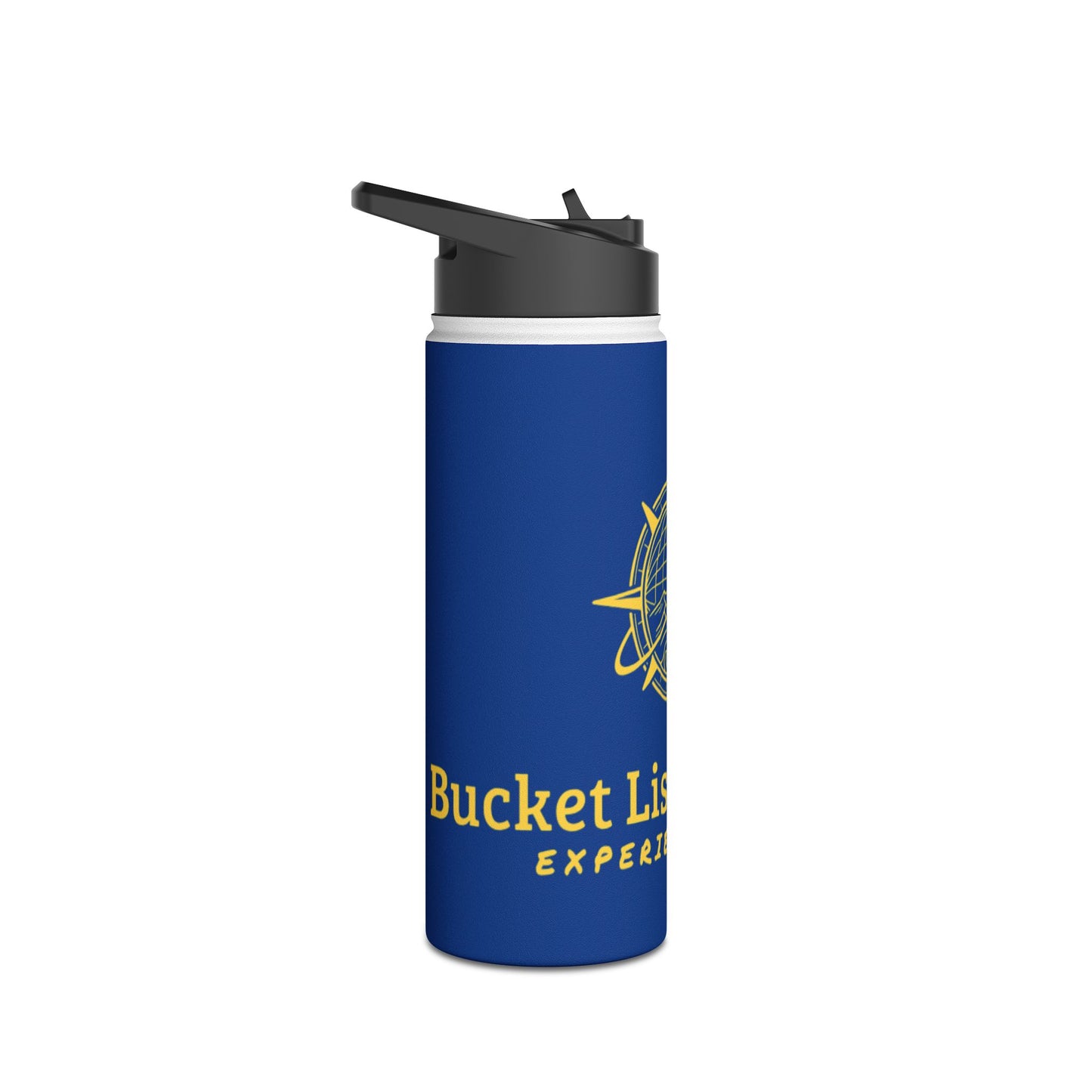 Bucket List Unlimited Stainless Steel Water Bottle, Standard Lid