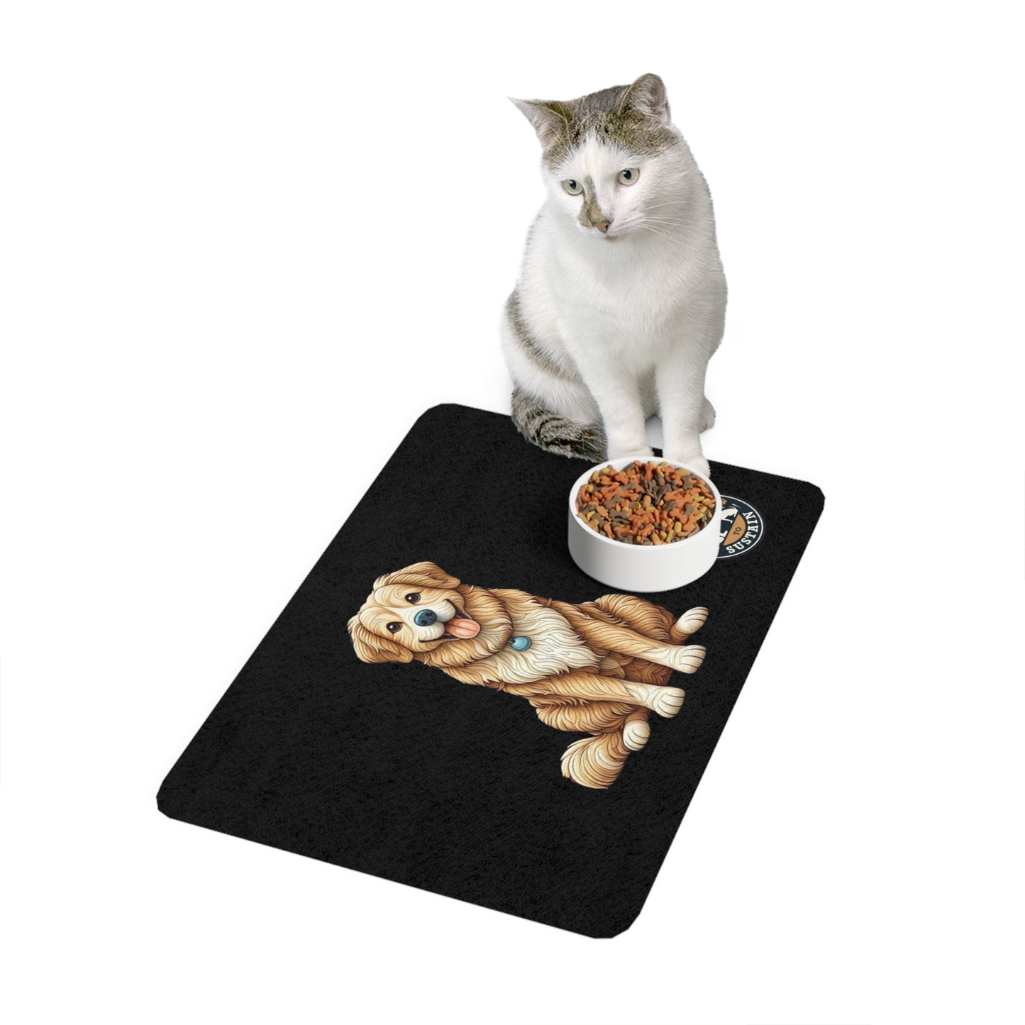 Train to Sustain - Pet Food Mat (Dog)