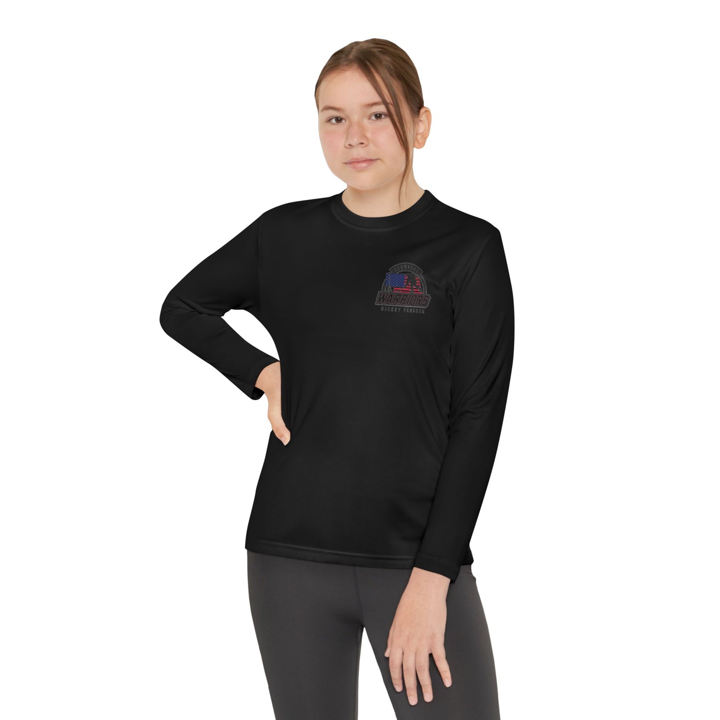 Nebraska Warriors Hockey Program Long Sleeve Tee Youth