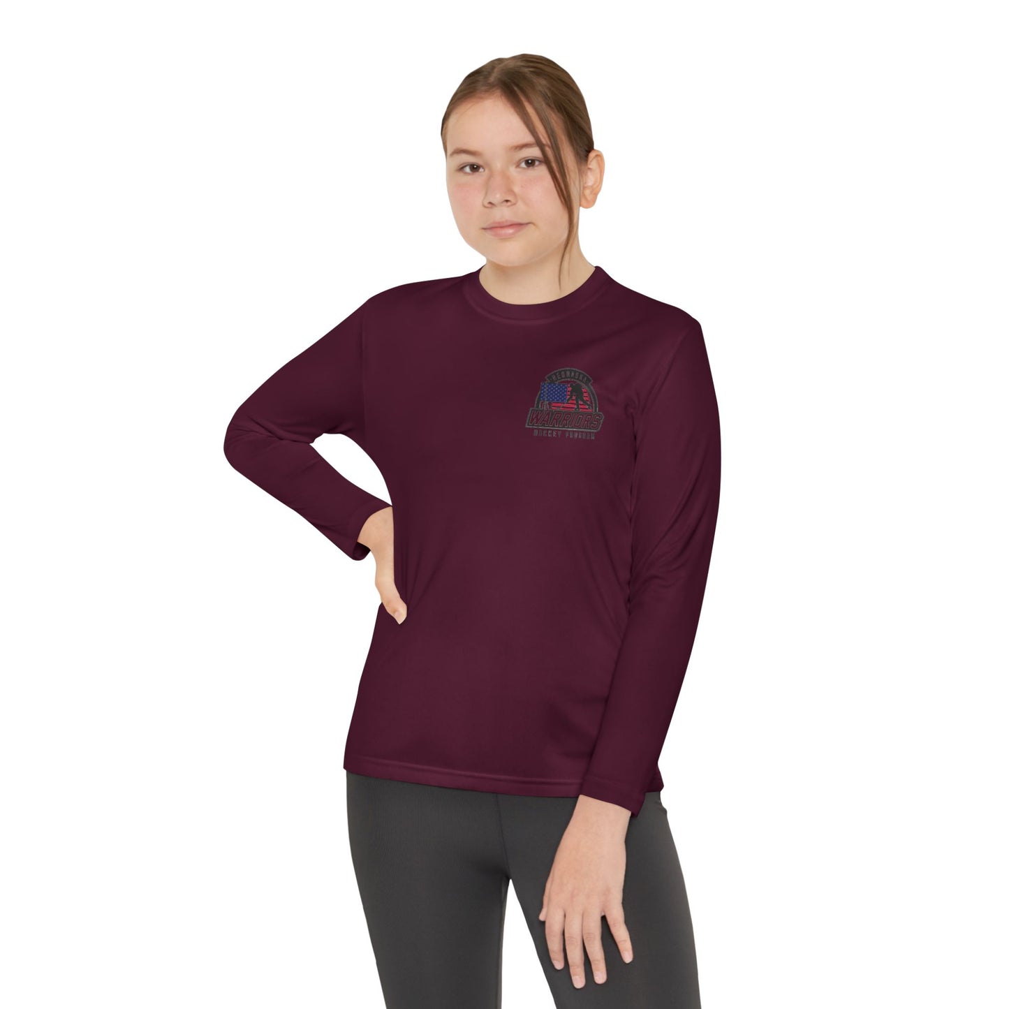 Nebraska Warriors Hockey Program Long Sleeve Tee Youth