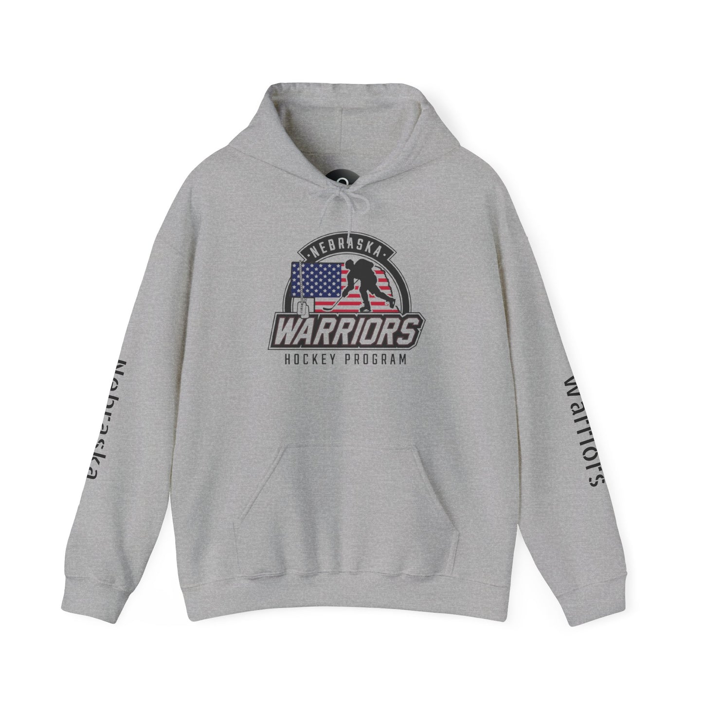 Nebraska Warriors Hockey Program - Hooded Sweatshirt