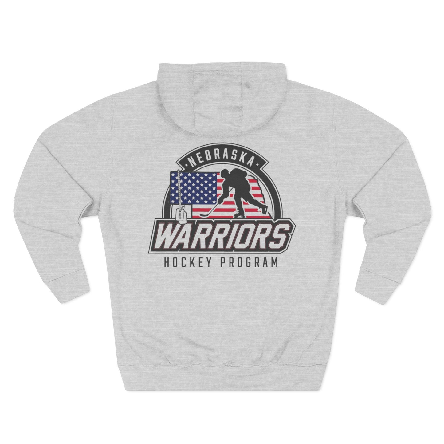 Nebraska Warriors Hockey Program - Fleece Hoodie (FB)