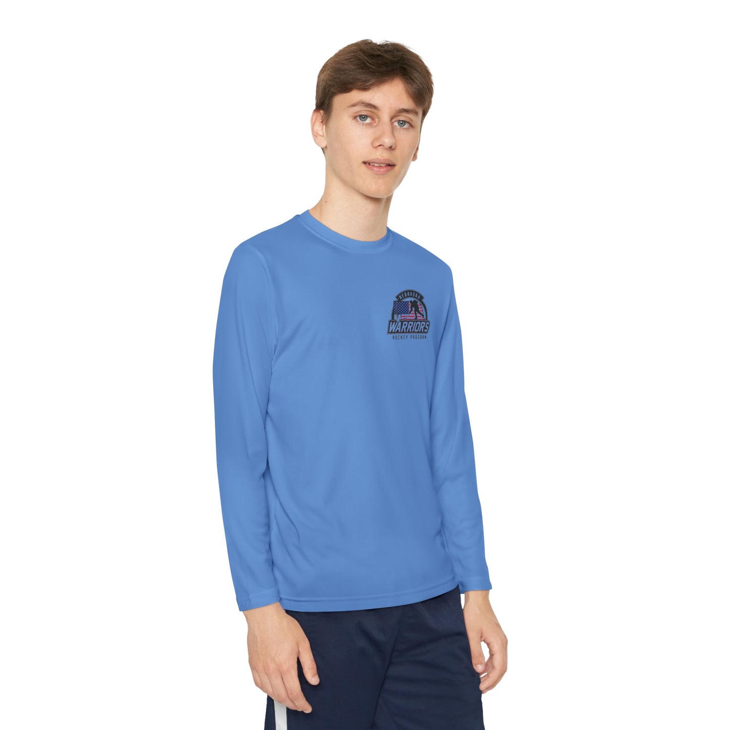 Nebraska Warriors Hockey Program Long Sleeve Tee Youth