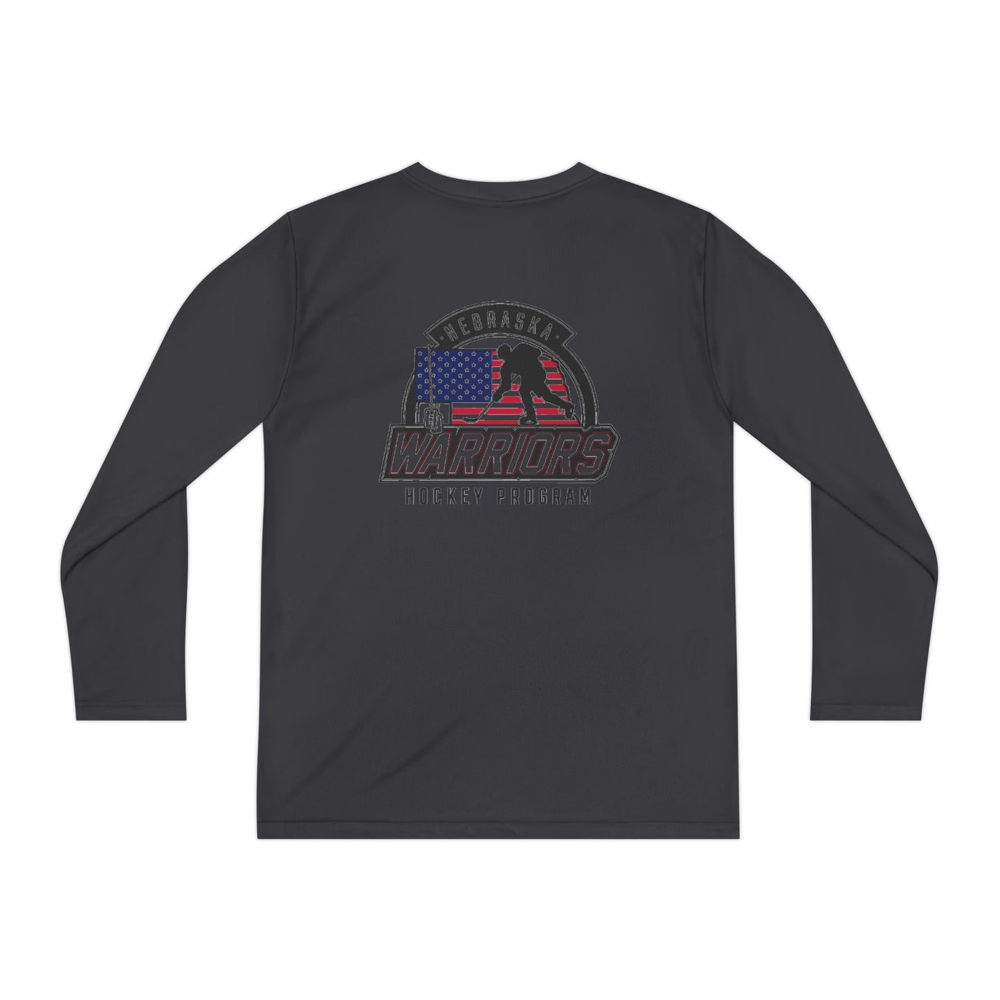 Nebraska Warriors Hockey Program Long Sleeve Tee Youth