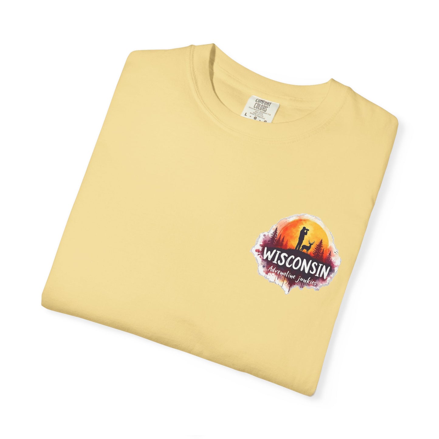 Wisconsin Adrenaline Junkies Unisex Garment-Dyed T-shirt