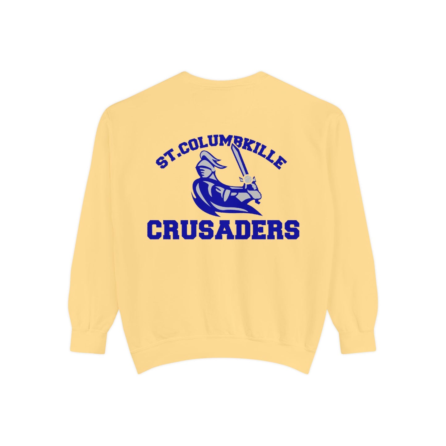 St. Columbkille Crusaders - Unisex Garment-Dyed Sweatshirt