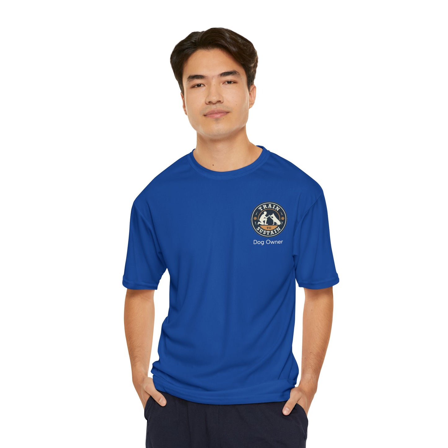 Train to Sustain - Dog Owner Performance Fitness T-Shirt
