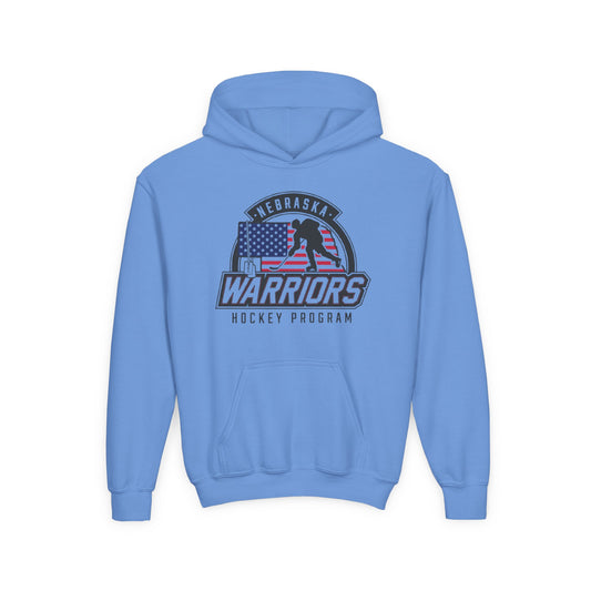 Nebraska Warriors Hockey Program Youth Hooded Sweatshirt