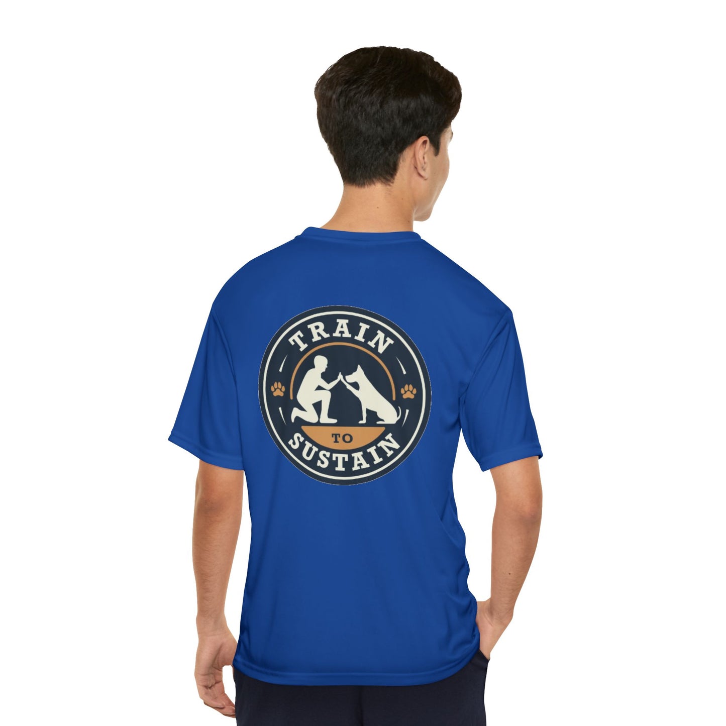Train to Sustain - Dog Owner Performance Fitness T-Shirt