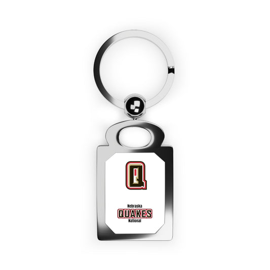 Quakes - Rectangle Photo Keyring