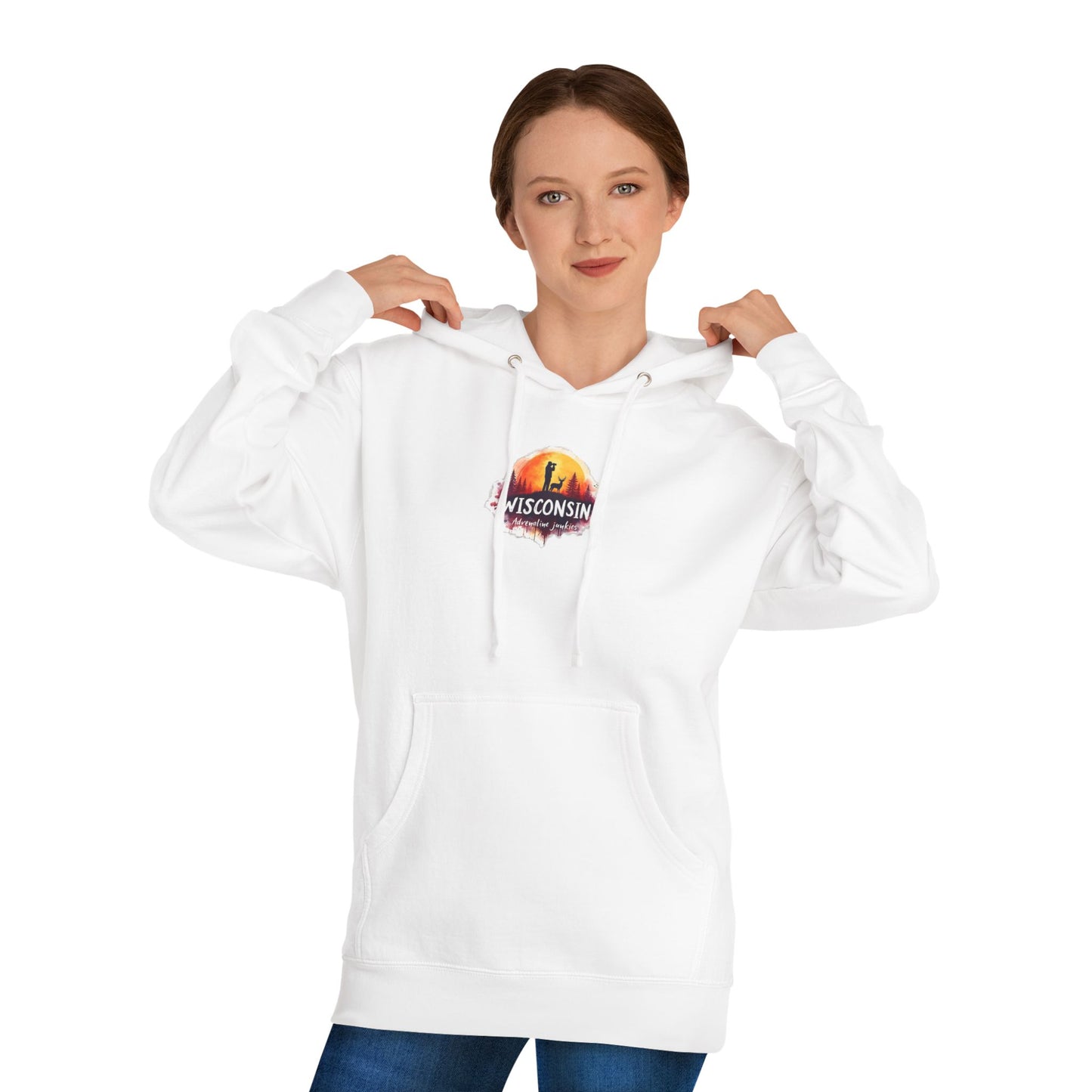Wisconsin adrenaline junkies - Unisex Hooded Sweatshirt