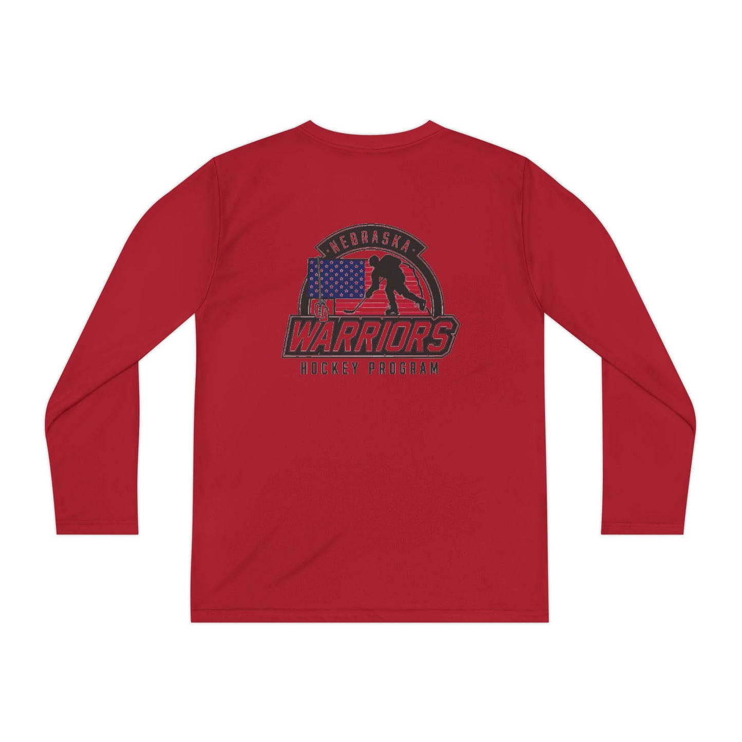 Nebraska Warriors Hockey Program Long Sleeve Tee Youth