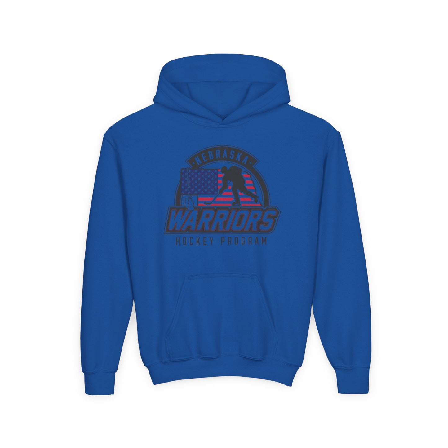 Nebraska Warriors Hockey Program Youth Hooded Sweatshirt