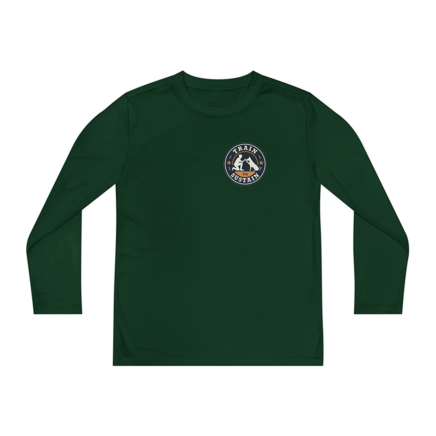 Long Sleeve Tee Youth Train to Sustain