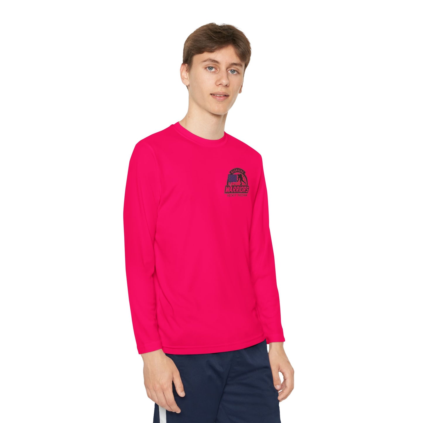 Nebraska Warriors Hockey Program Long Sleeve Tee Youth