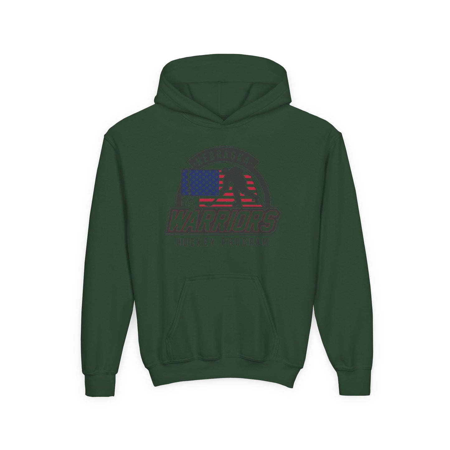 Nebraska Warriors Hockey Program Youth Hooded Sweatshirt