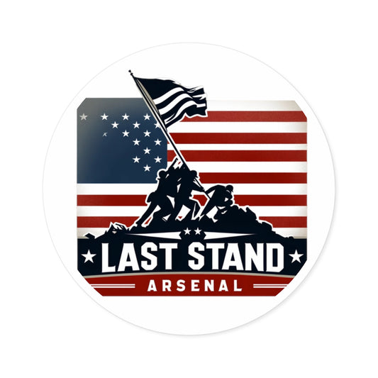Last Stand Arsenal - Flag Round Sticker