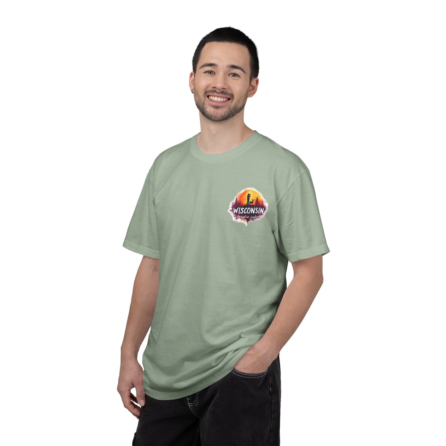 Wisconsin Adrenaline Junkies Unisex Garment-Dyed T-shirt