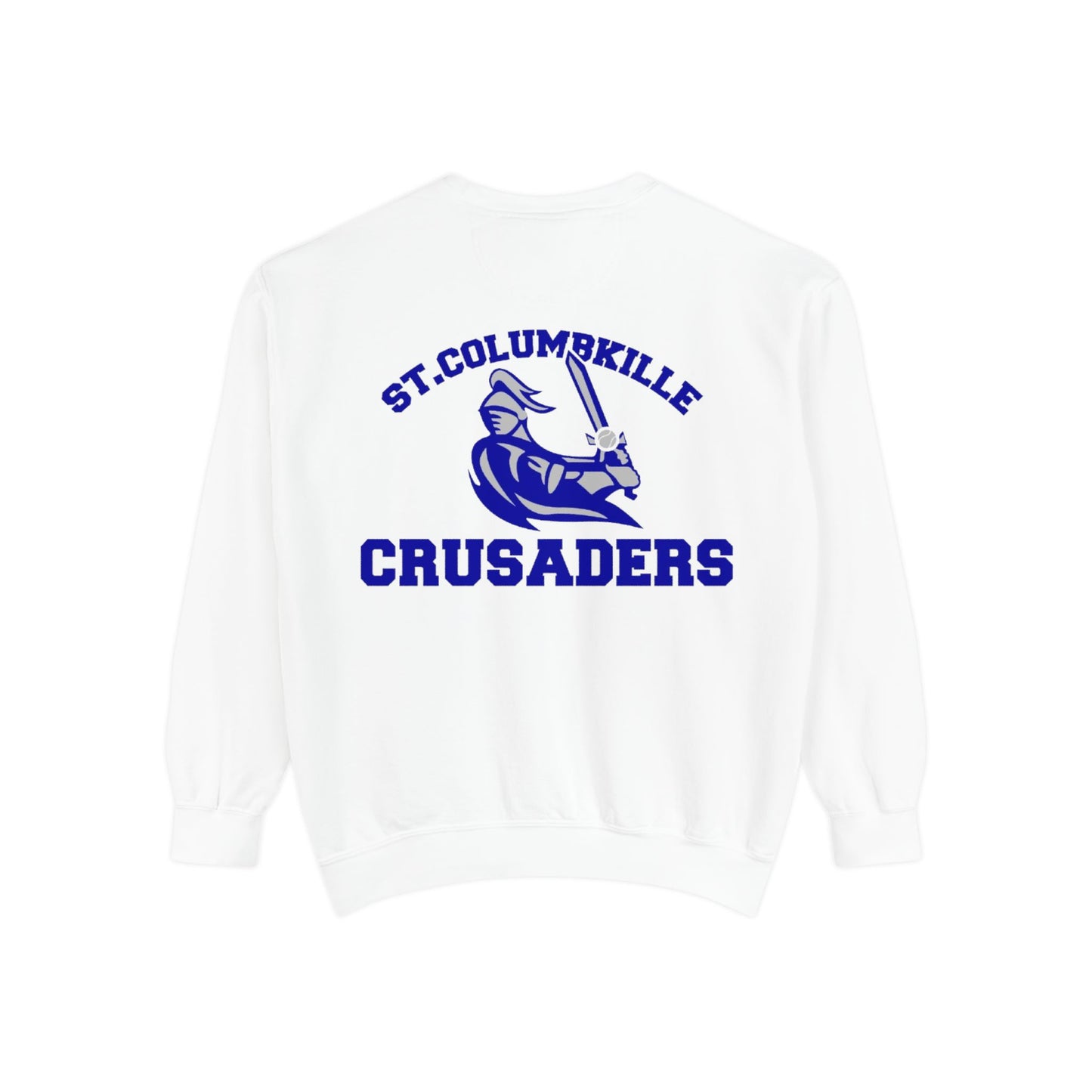 St. Columbkille Crusaders - Unisex Garment-Dyed Sweatshirt