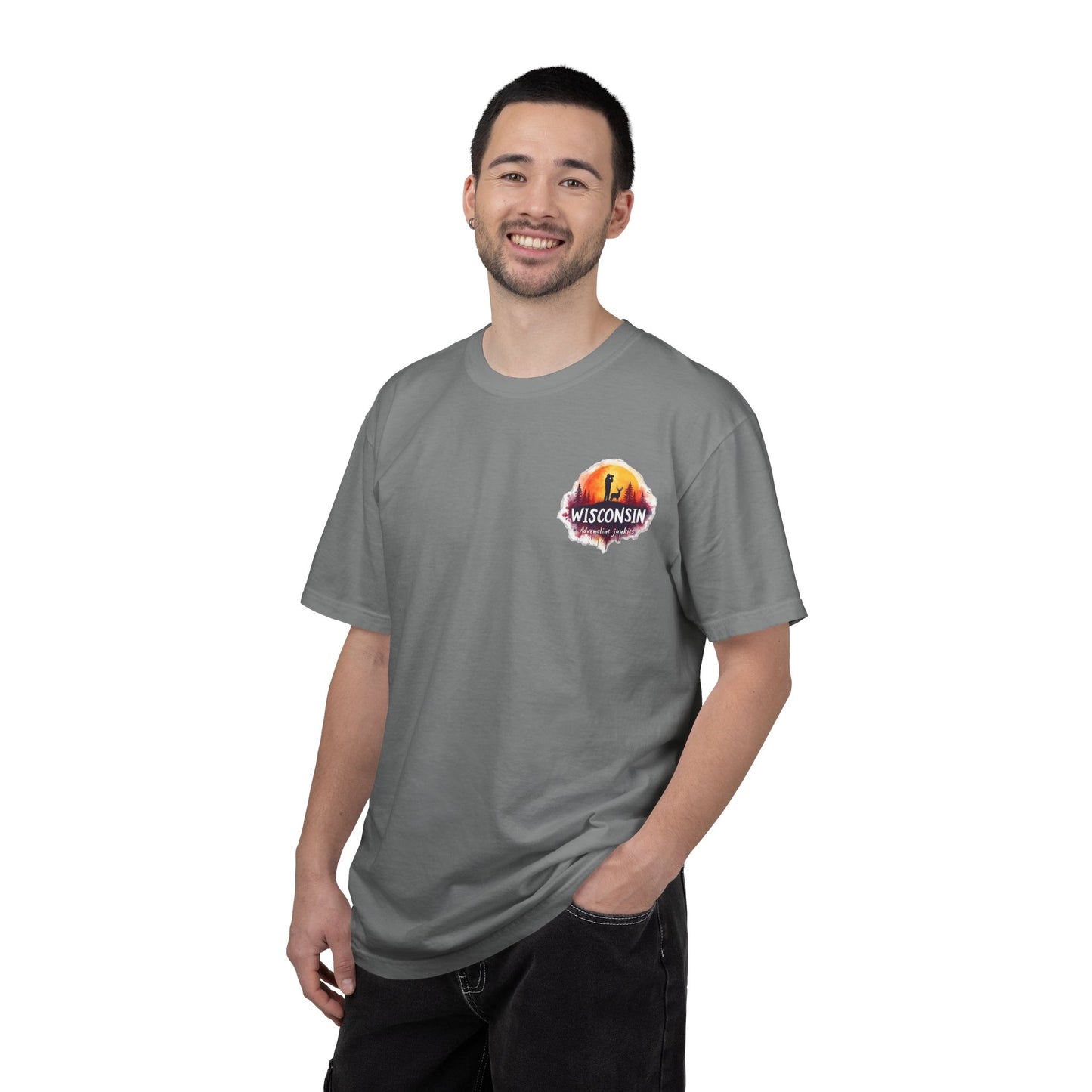 Wisconsin Adrenaline Junkies Unisex Garment-Dyed T-shirt