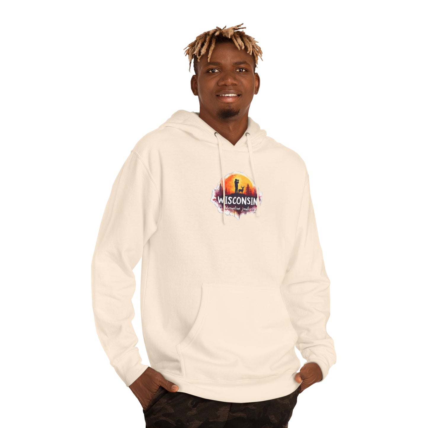 Wisconsin adrenaline junkies - Unisex Hooded Sweatshirt