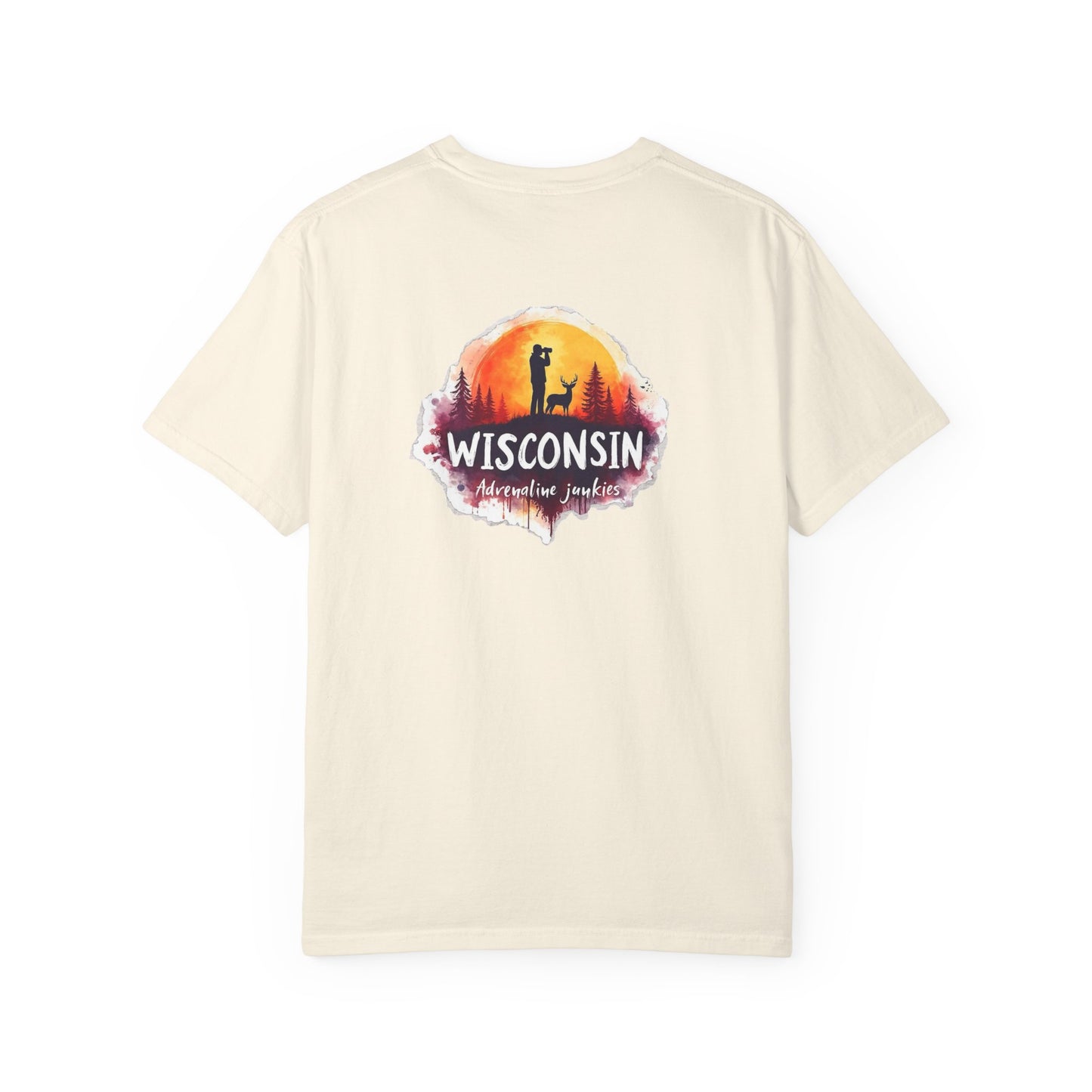 Wisconsin Adrenaline Junkies Unisex Garment-Dyed T-shirt