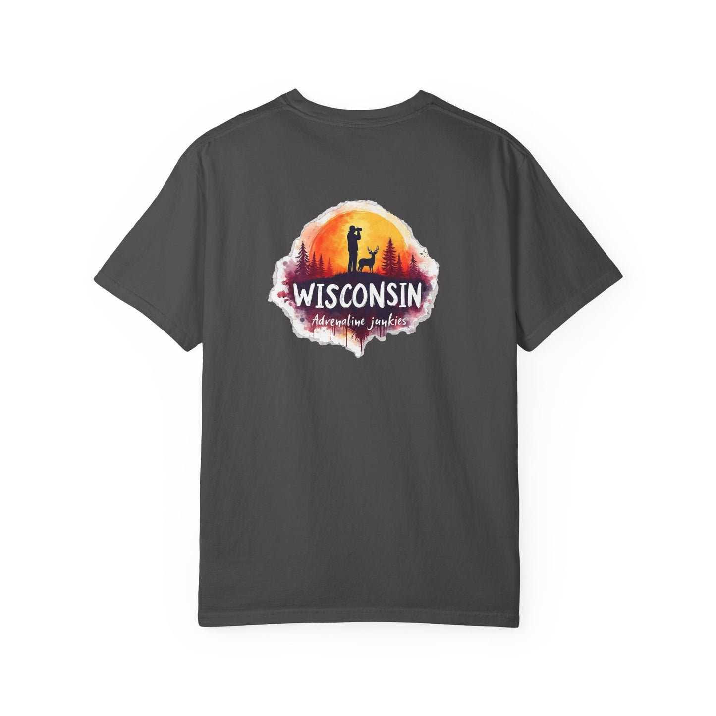 Wisconsin Adrenaline Junkies Unisex Garment-Dyed T-shirt