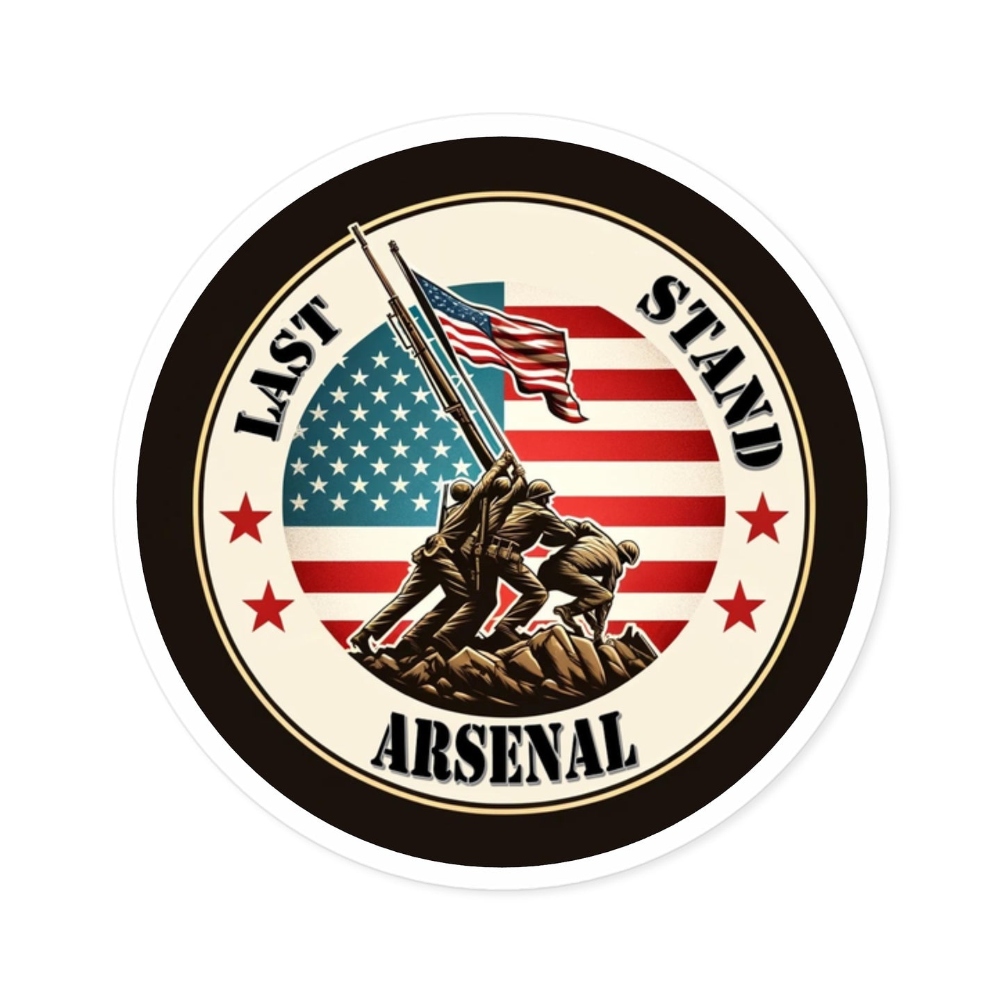 Last Stand Arsenal - Round Stickers4