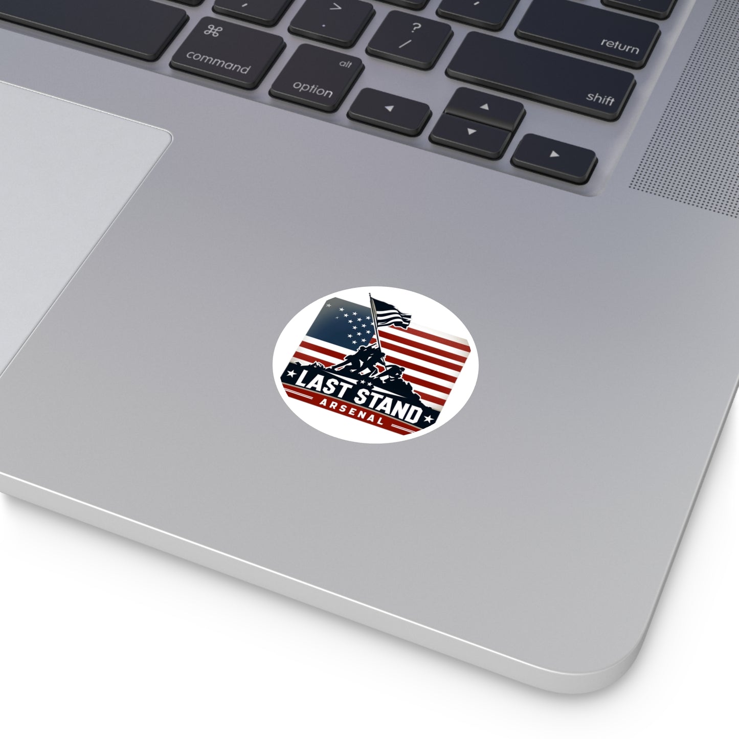 Last Stand Arsenal - Flag Round Sticker
