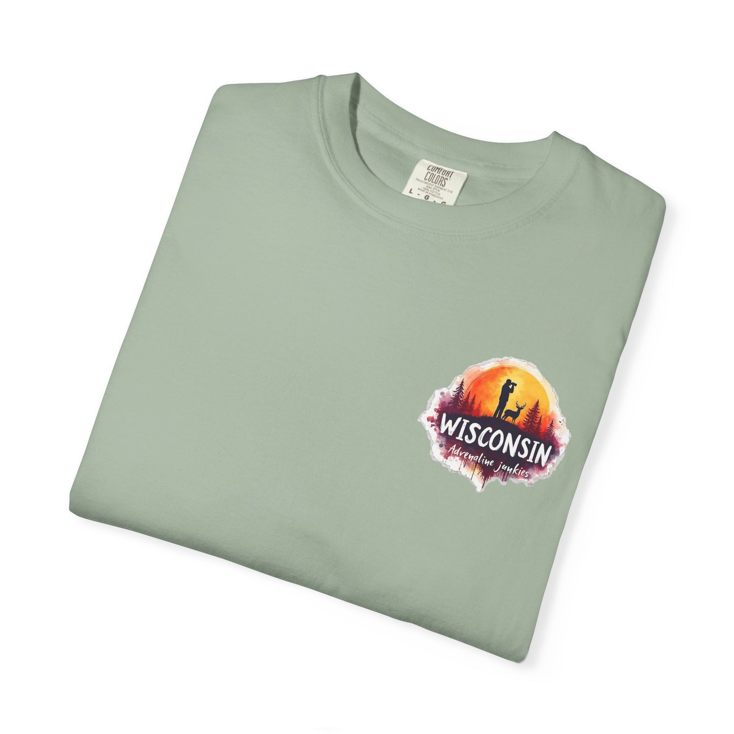 Wisconsin Adrenaline Junkies Unisex Garment-Dyed T-shirt