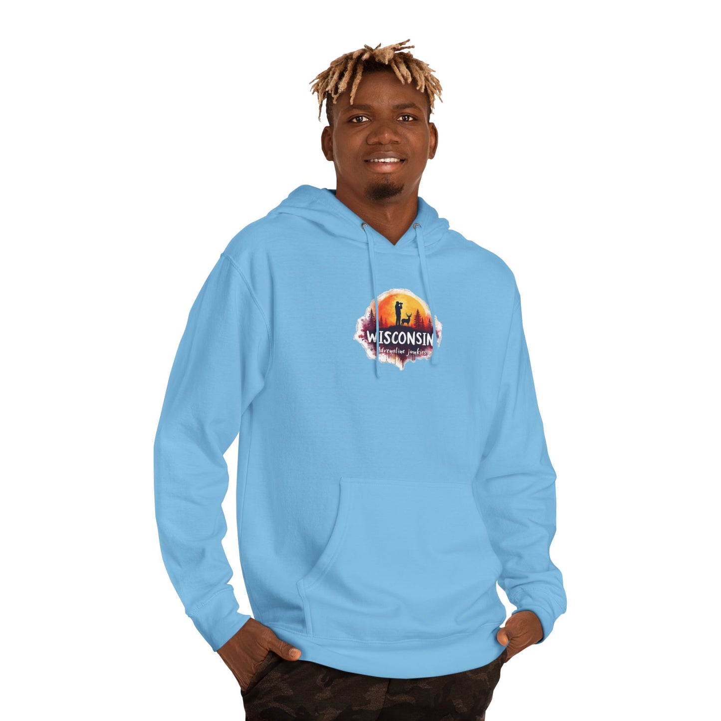 Wisconsin adrenaline junkies - Unisex Hooded Sweatshirt