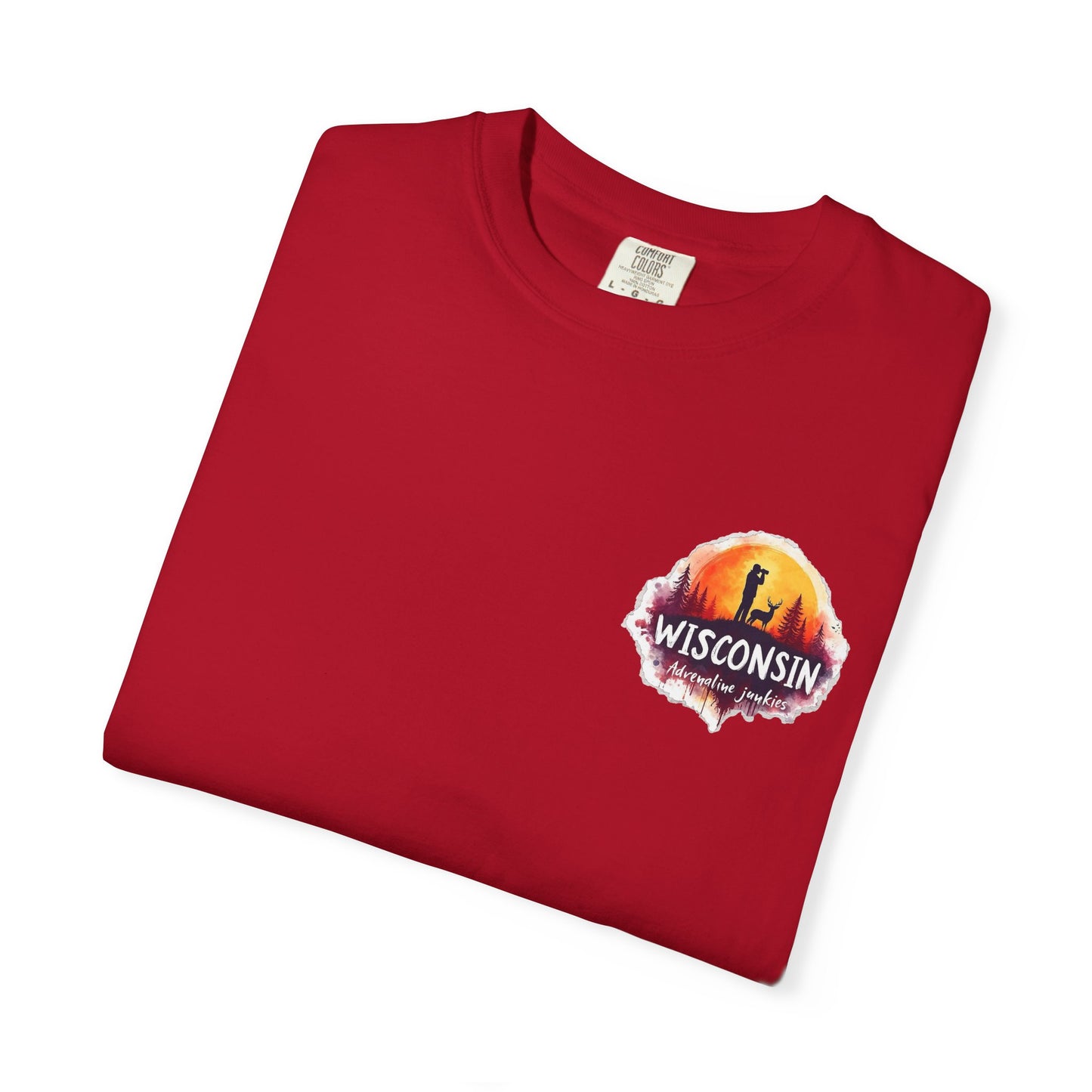 Wisconsin Adrenaline Junkies Unisex Garment-Dyed T-shirt
