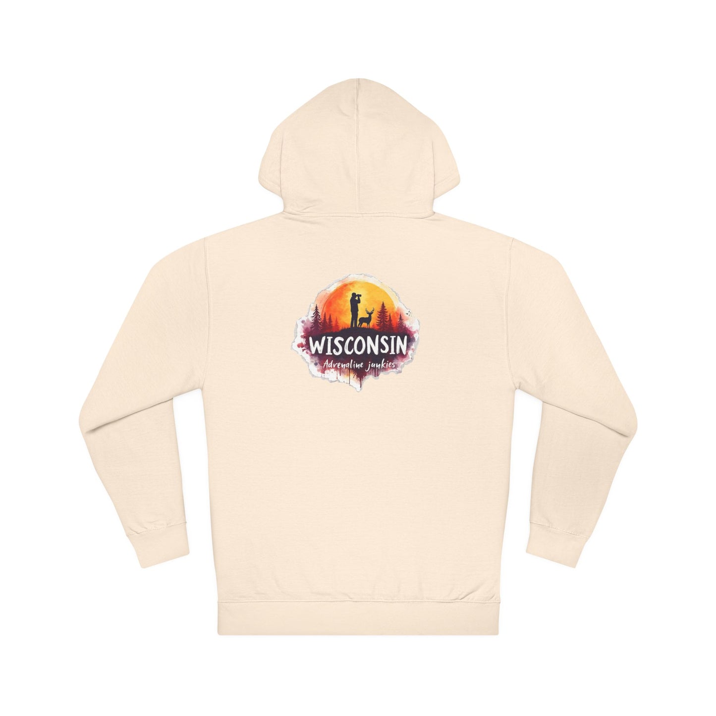Wisconsin adrenaline junkies - Unisex Hooded Sweatshirt