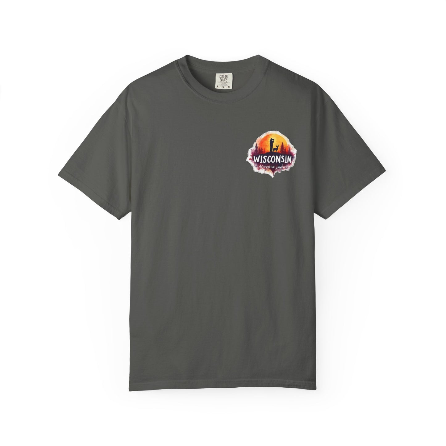 Wisconsin Adrenaline Junkies Unisex Garment-Dyed T-shirt