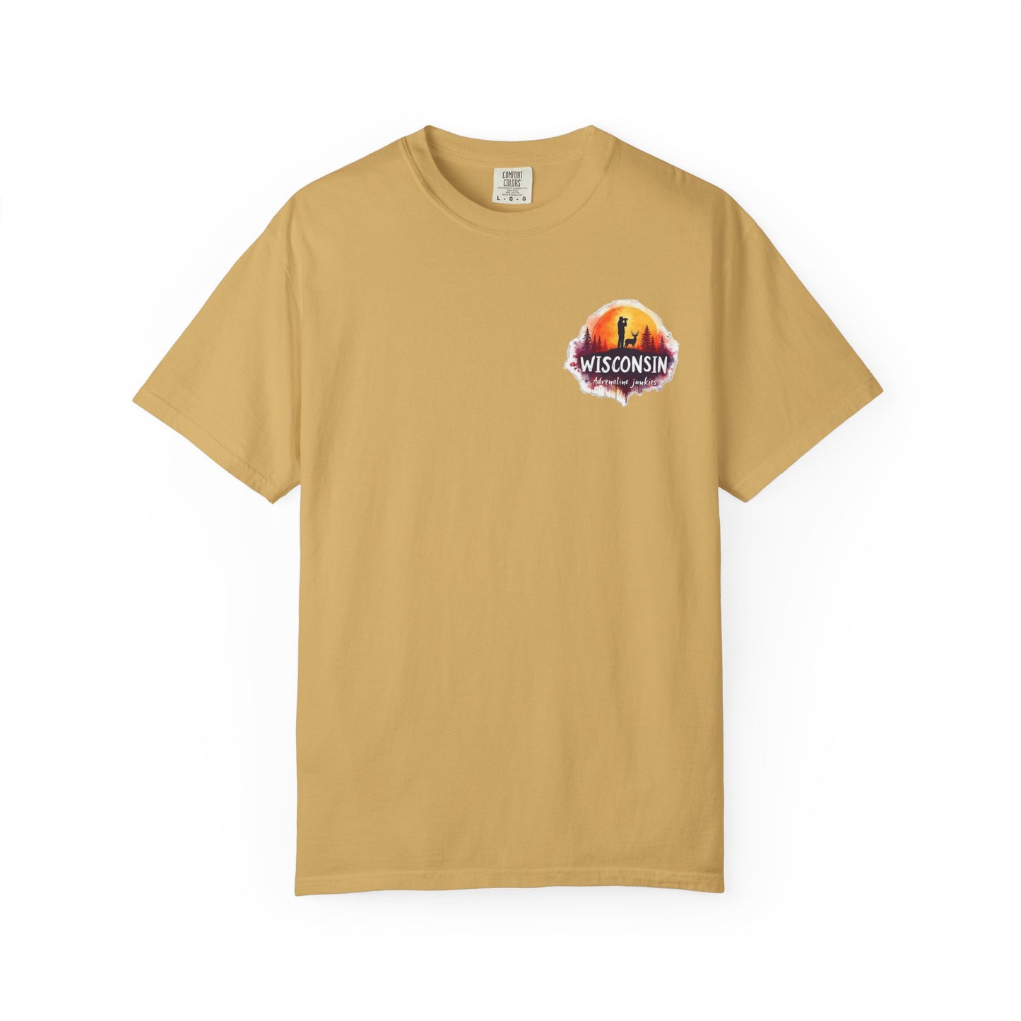 Wisconsin Adrenaline Junkies Unisex Garment-Dyed T-shirt