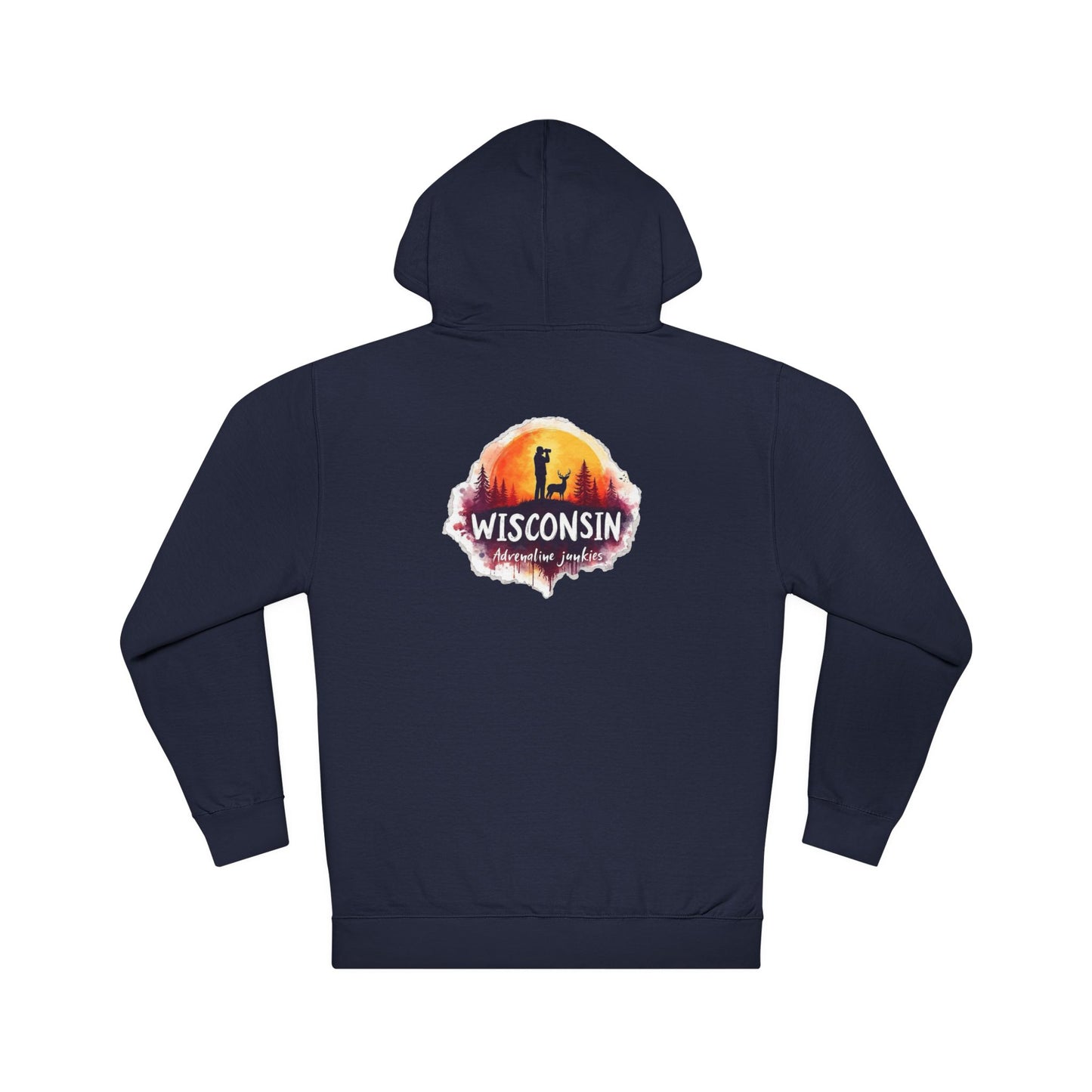 Wisconsin adrenaline junkies - Unisex Hooded Sweatshirt