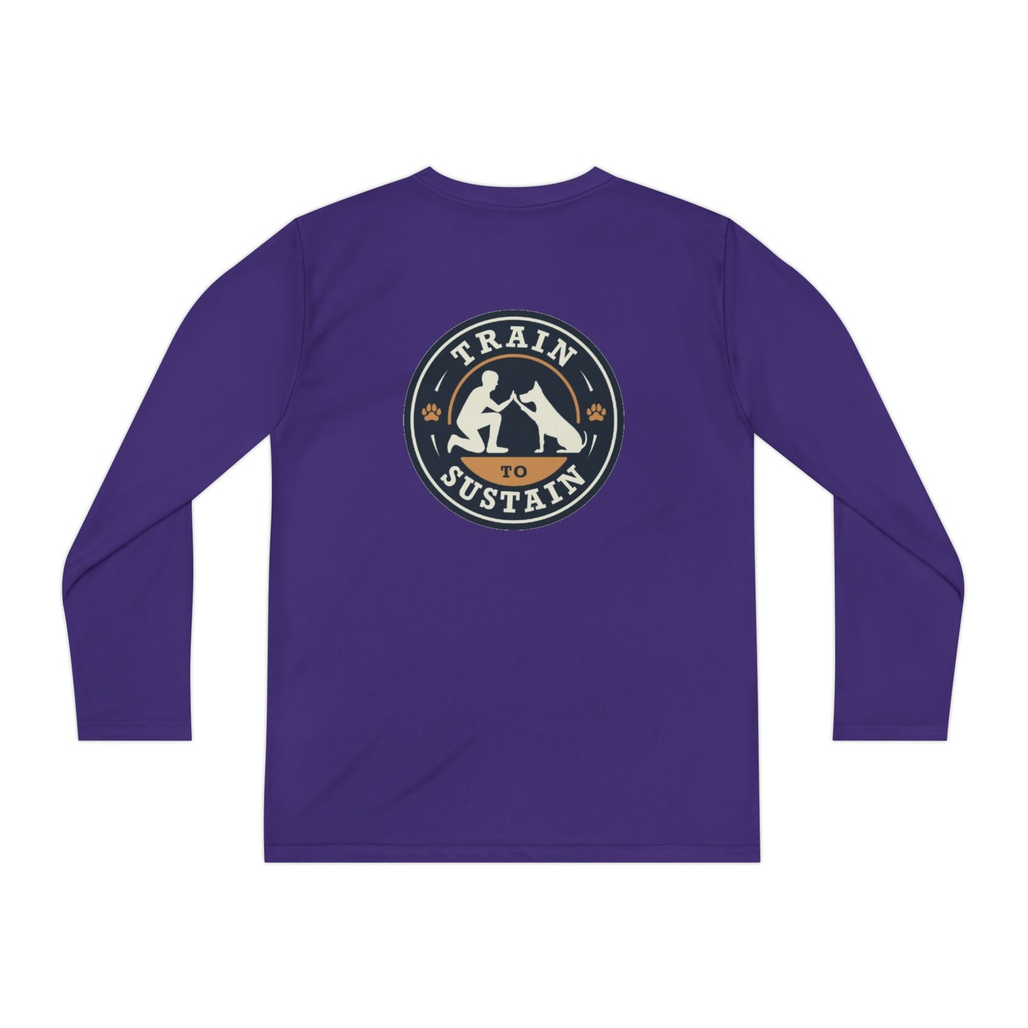 Long Sleeve Tee Youth Train to Sustain
