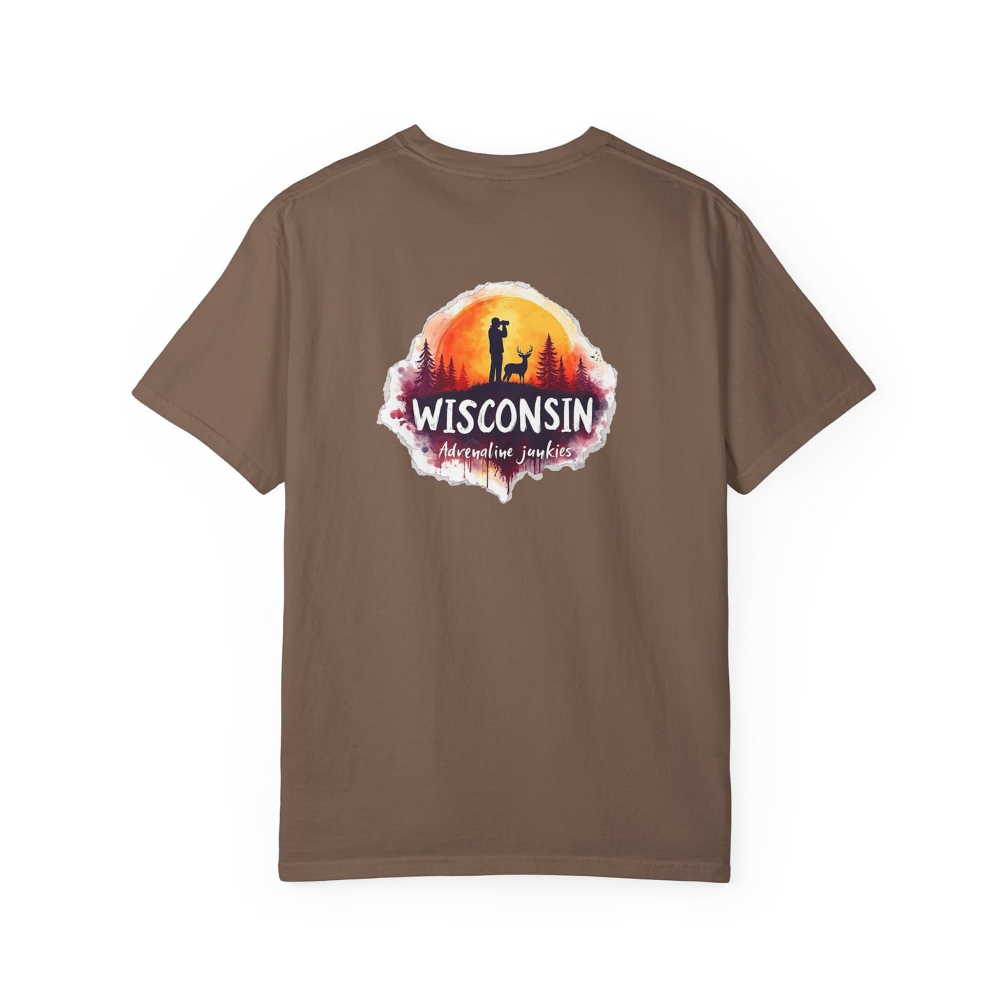 Wisconsin Adrenaline Junkies Unisex Garment-Dyed T-shirt