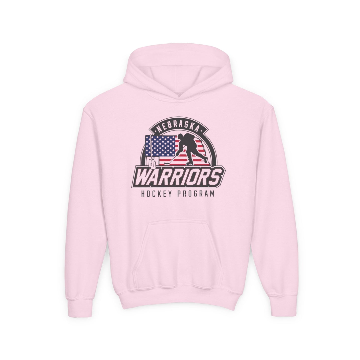 Nebraska Warriors Hockey Program Youth Hooded Sweatshirt