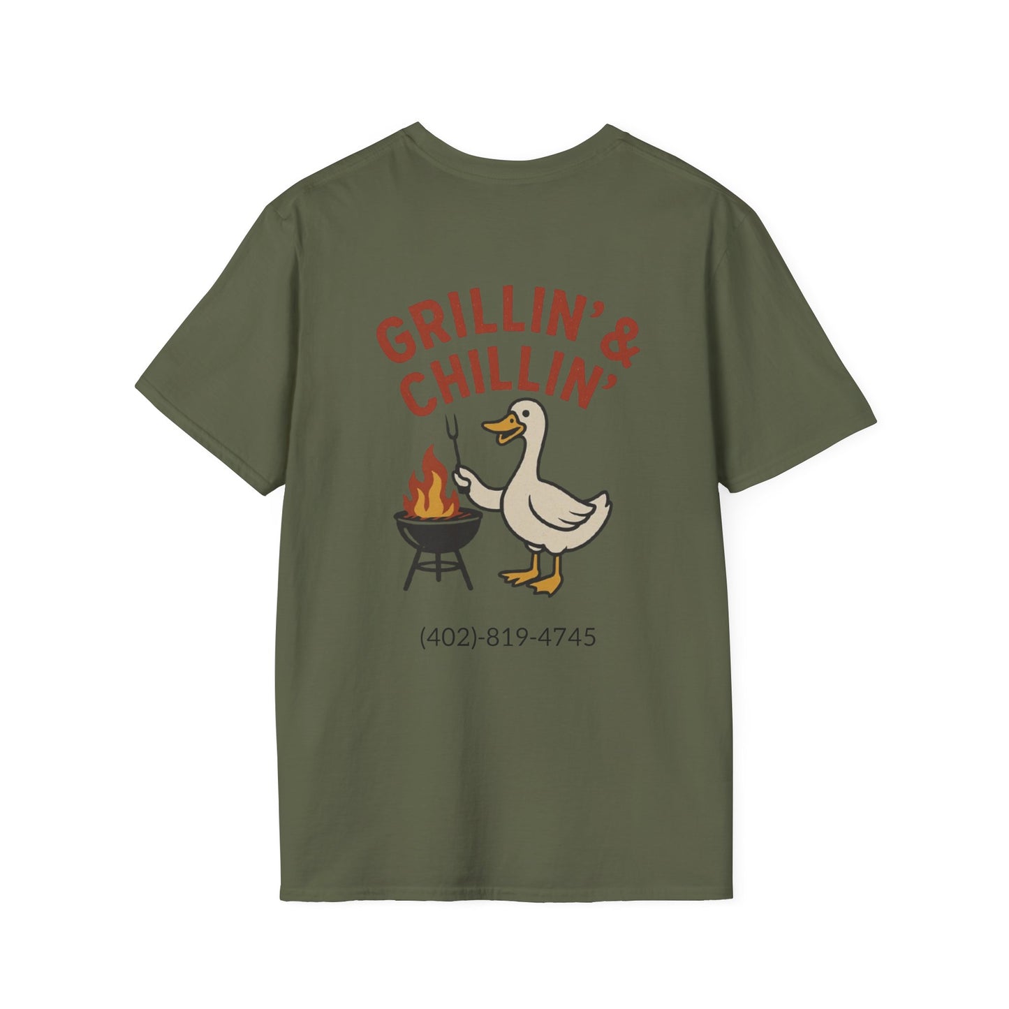 Goose's Bar & Grill - T-Shirt Grillin and Chillin