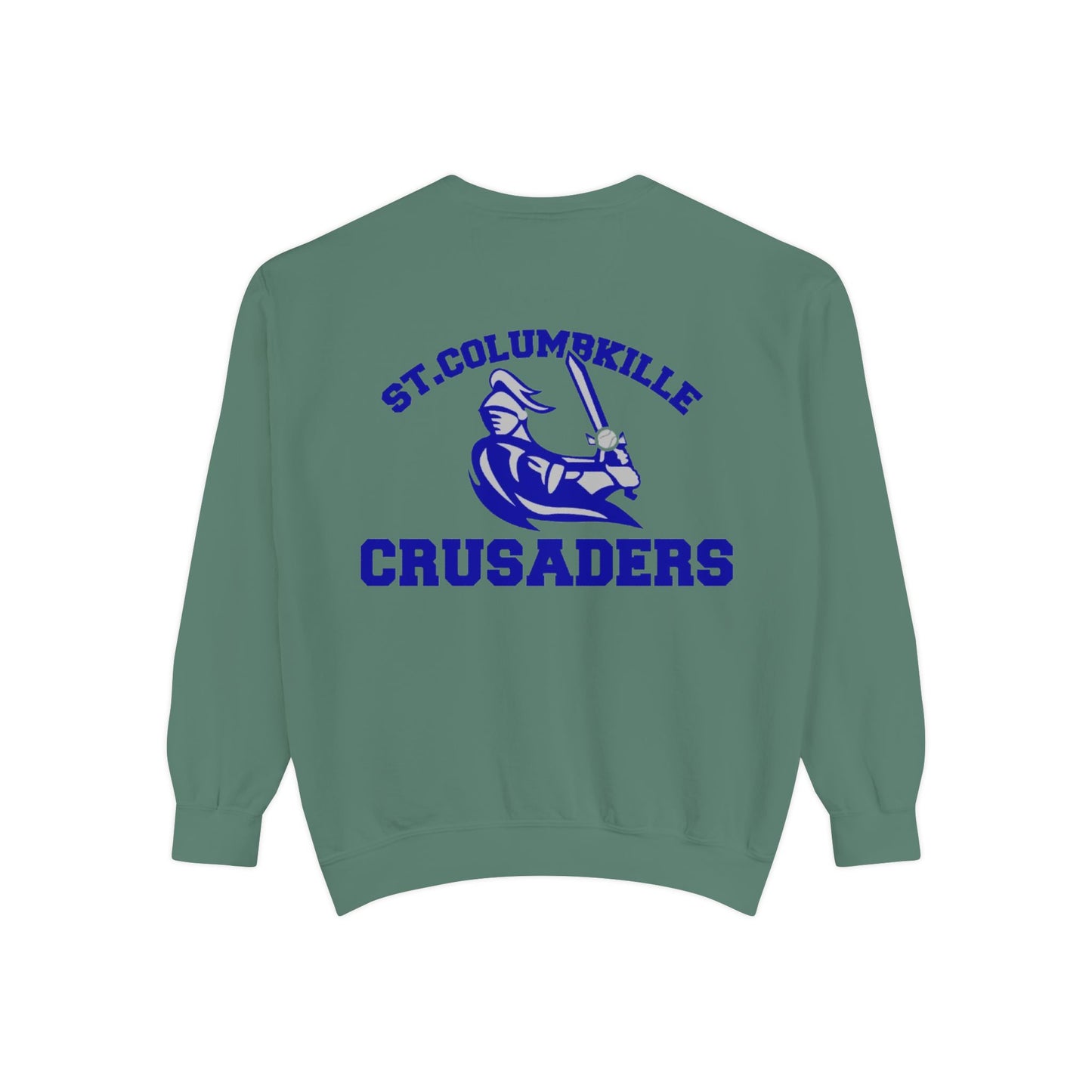 St. Columbkille Crusaders - Unisex Garment-Dyed Sweatshirt