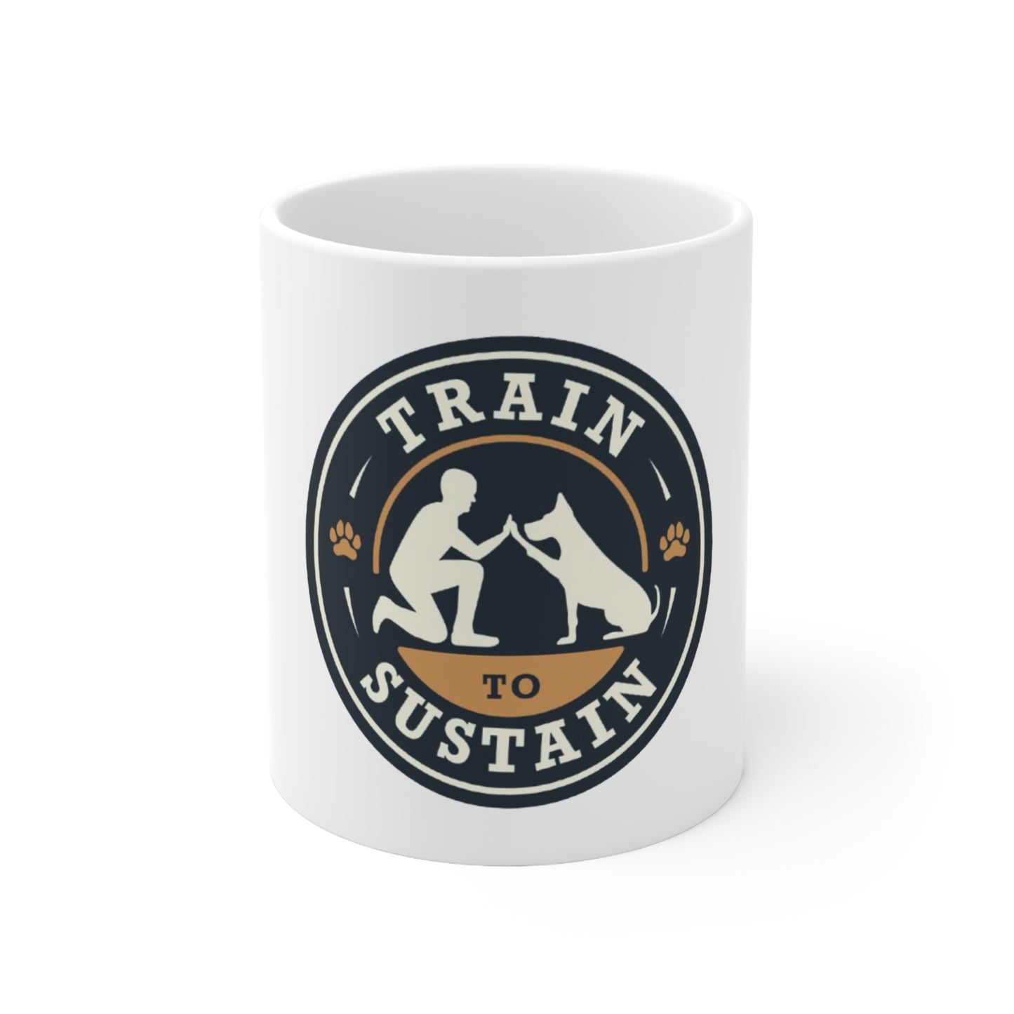 Train to Sustain - Ceramic Coffee Cups, 11oz, 15oz