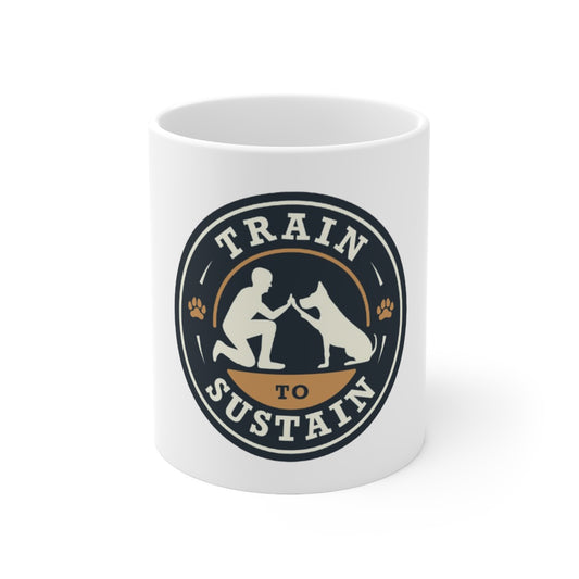 Train to Sustain - Ceramic Coffee Cups, 11oz, 15oz