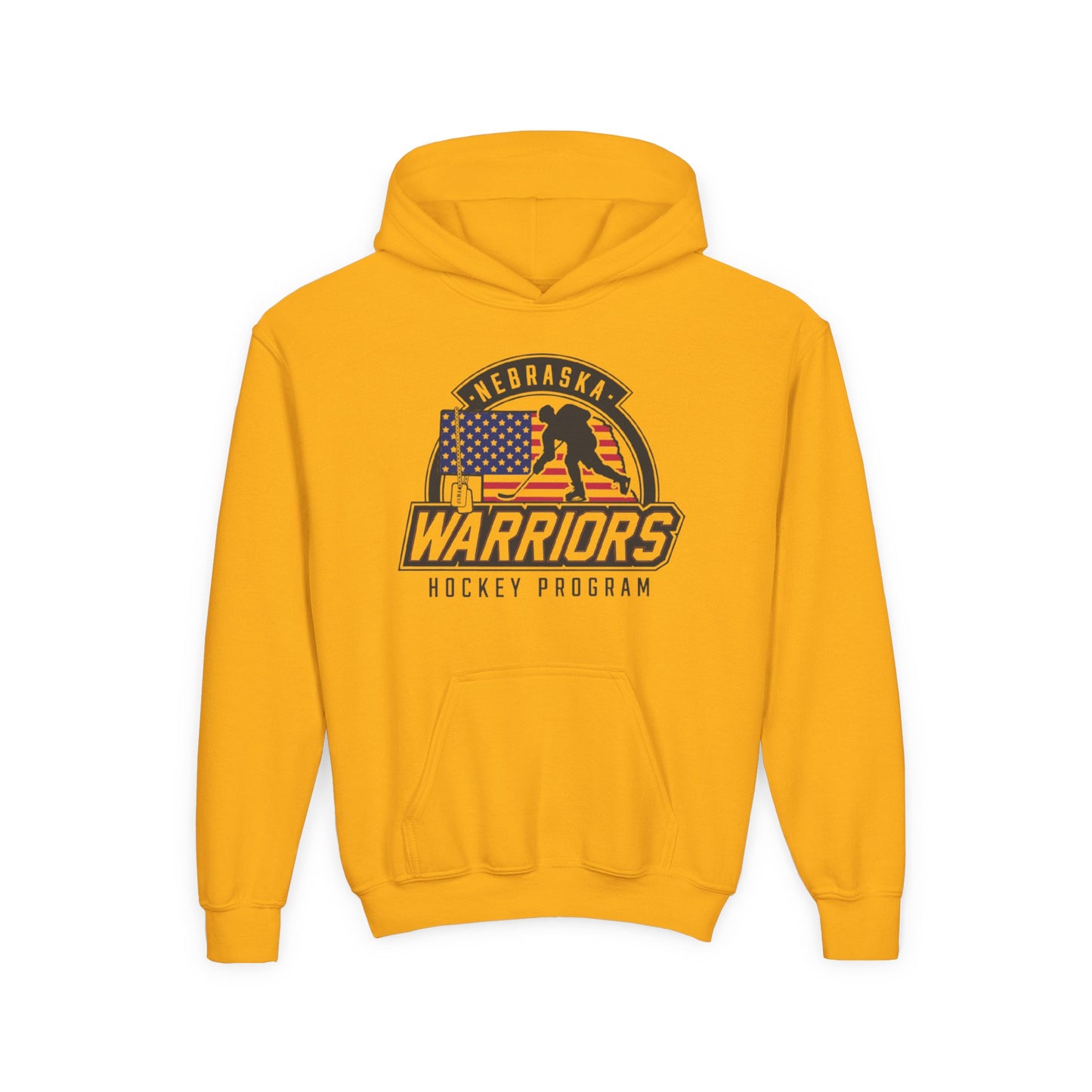 Nebraska Warriors Hockey Program Youth Hooded Sweatshirt
