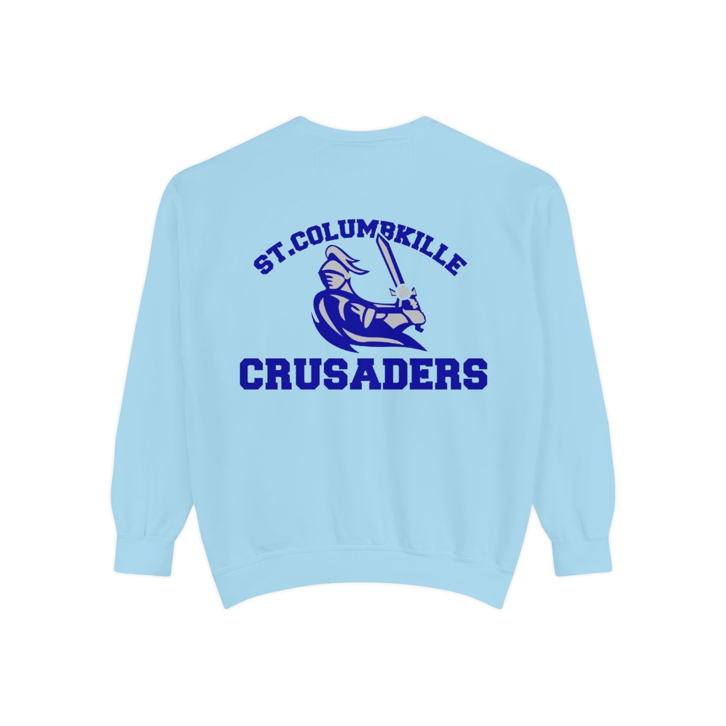 St. Columbkille Crusaders - Unisex Garment-Dyed Sweatshirt