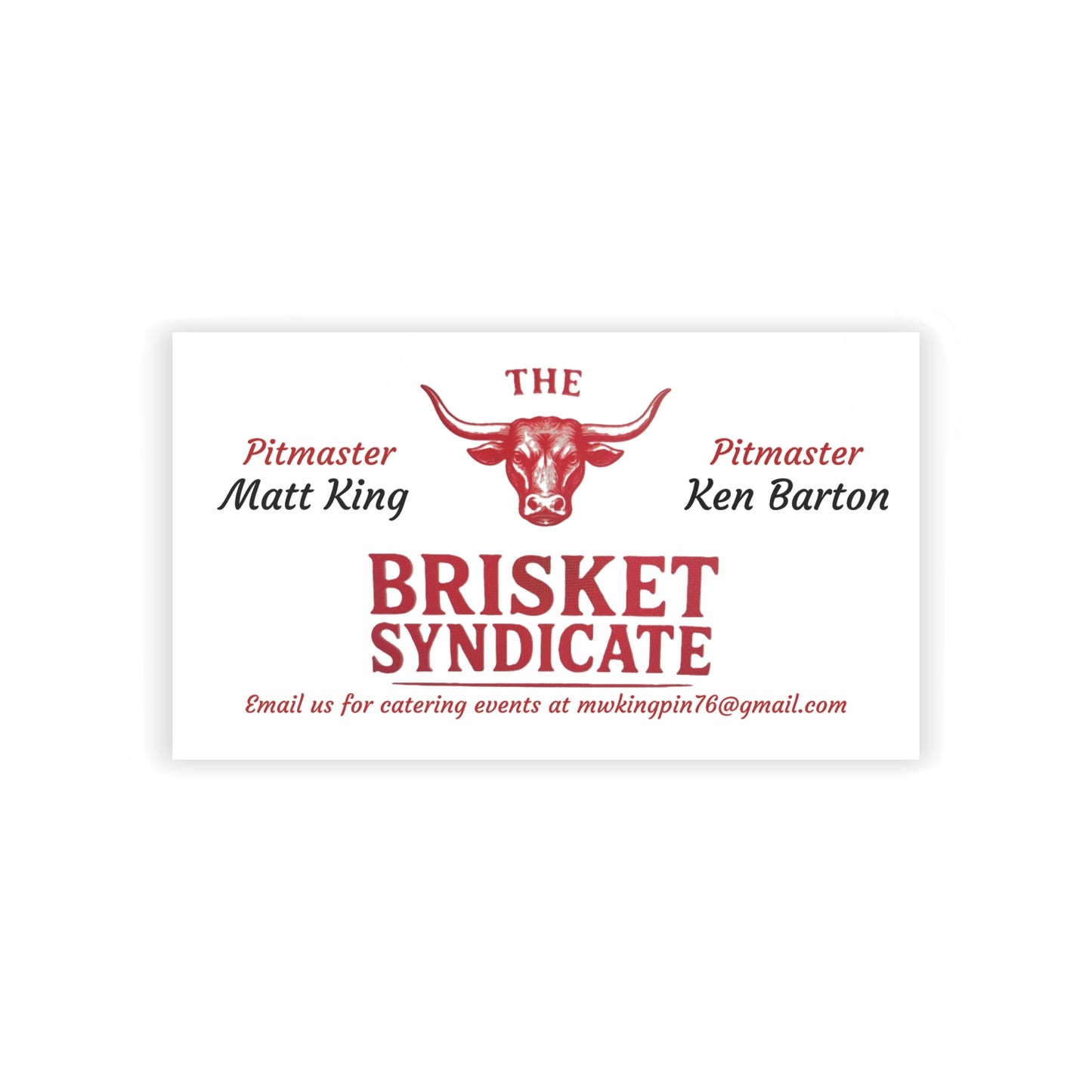 The Brisket Syndicate - Business Cards