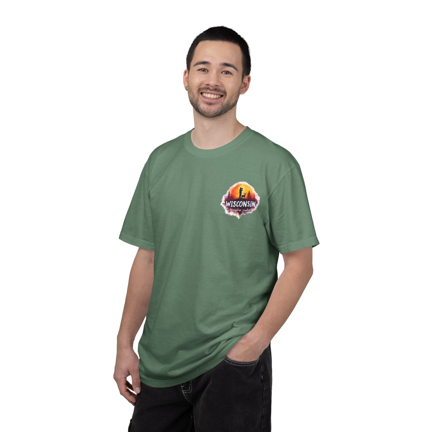Wisconsin Adrenaline Junkies Unisex Garment-Dyed T-shirt