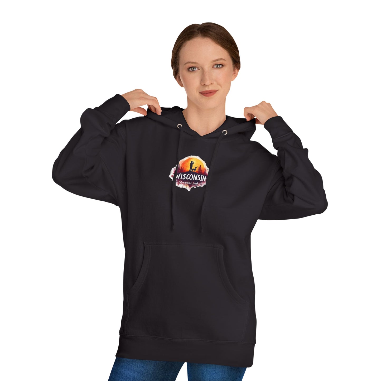 Wisconsin adrenaline junkies - Unisex Hooded Sweatshirt