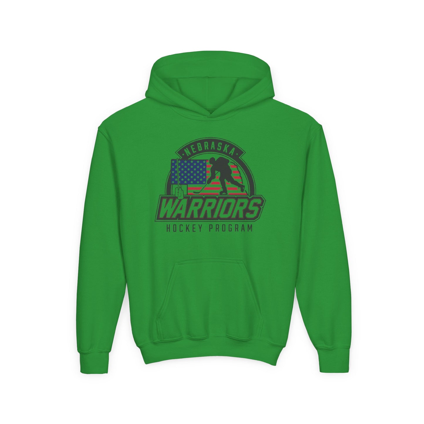 Nebraska Warriors Hockey Program Youth Hooded Sweatshirt