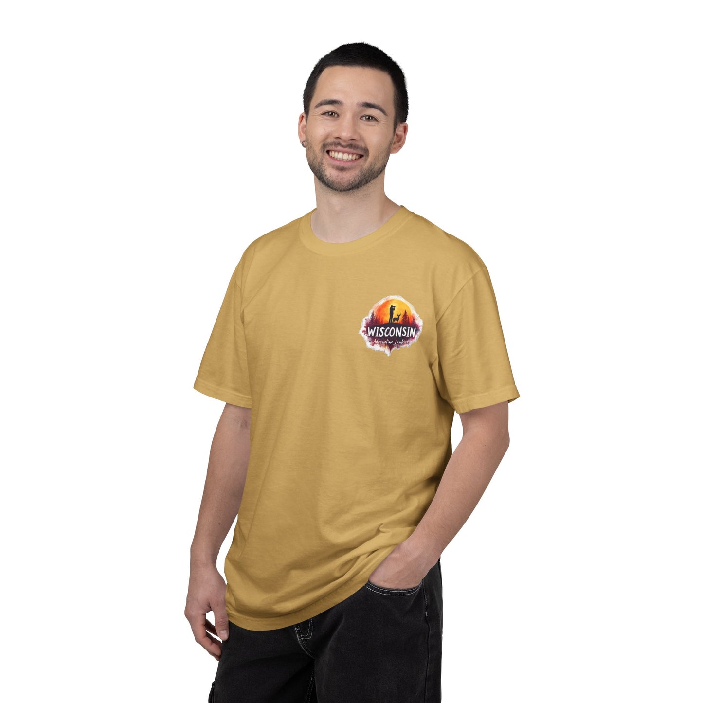 Wisconsin Adrenaline Junkies Unisex Garment-Dyed T-shirt